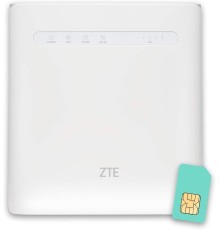 4G WiFi роутер ZTE MF286R (Cat.6, 2,4\5 ГГц, 4 LAN, 2 Phone)