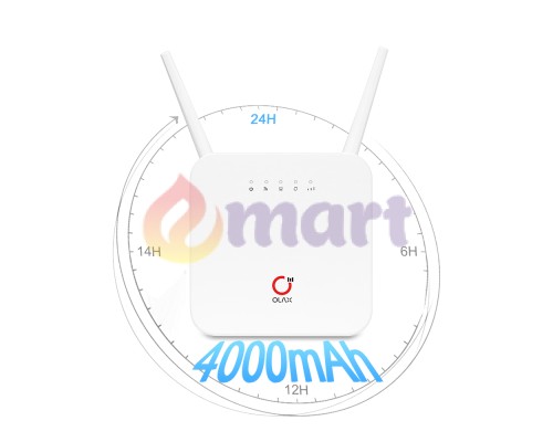 4G роутер OLAX AX6 PRO батарея 4000 мАч для автомной работы