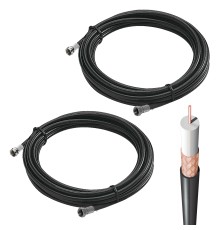 Антений коаксіальний кабель RG-58U 2 по 10 м
