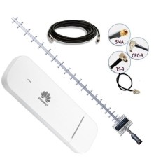 Комплект 4G USB модем Huawei E3372 + 4G антена 21 дБ + кабель 10м + перехідник