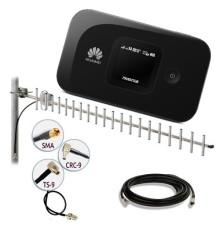 Комплект 4G WiFi роутер Huawei E5577 + 4G антенна 17 дБ + кабель 10м + переходник