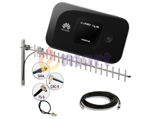 Комплект 4G WiFi роутер Huawei E5577 + 4G антенна 17 дБ + кабель 10м + переходник Комплект 4G WiFi роутер Huawei E5577 + 4G антенна 17 дБ + кабель 10м + переходник