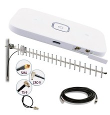 Комплект 4G WiFi роутер Huawei E5573 + 4G антена 17 дБ 1800 МГц + кабель 20м