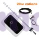 Комплект 4G WiFi роутер ZTE R216 + 4G антенна 21 дБ + кабель 20м + переходник