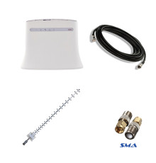 Комплект 4G WiFi роутер ZTE MF283U с антенной Стрела 21 Дб и кабелем