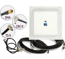 Комплект антена MIMO 4G RNet 17 Дб (1700-2700 мГц) кабель 10 м та перехідниками