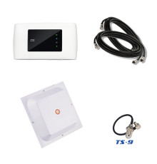 4G комплект для села WiFi роутер ZTE MF920U с антенной Rnet 2x17 дБ и кабелем