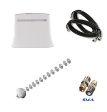 Комплект 4G WiFi роутер ZTE MF283U с антенной Rnet 2x20 дБ и кабелем