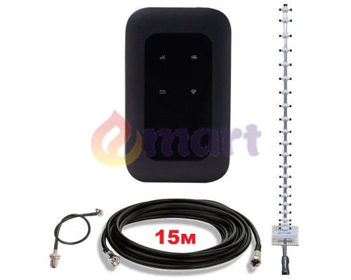 Комплект 4G роутер ZTE WD670 направленная антенна 21 ДБ кабель и переходник