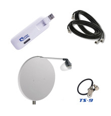 Комплект 4G WiFi USB роутер Huawei E8278 с антенной Ольхон 3-Pro 27 дБ и кабелем