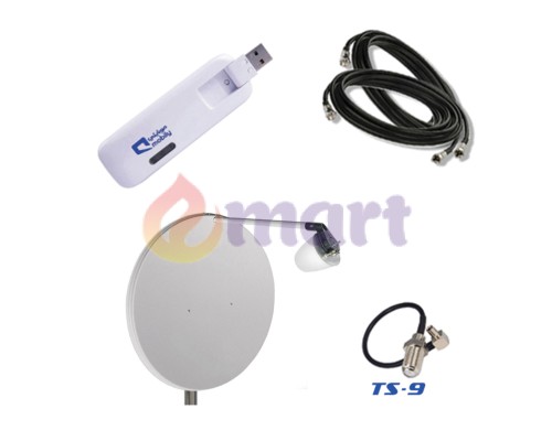 Комплект 4G WiFi USB роутер Huawei E8278 с антенной Ольхон 3-Pro 27 дБ и кабелем