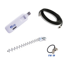Комплект 4G WiFi USB роутер Huawei E8278 с антенной Рапира-1 20 Дб и кабелем