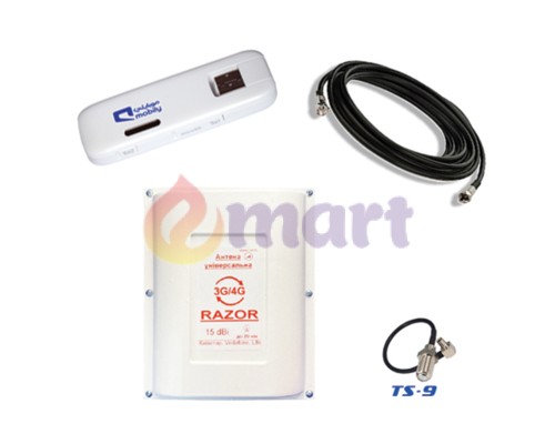 Комплект 4G WiFi USB роутер Huawei E8278 с антенной Razor 15 Дб и кабелем Комплект 4G WiFi USB роутер Huawei E8278 с антенной Razor 15 Дб и кабелем