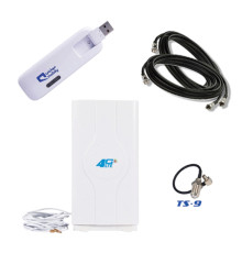 Комплект 4G WiFi USB роутер Huawei E8278 с комнатной антенной MIMO 8.8Дб