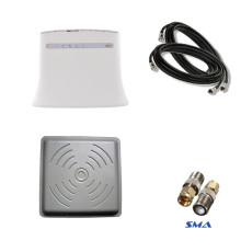 Комплект 4G WiFi роутер ZTE MF283U с антенной Rnet 2x24 дБ и кабелем