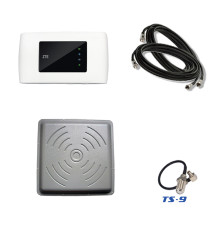 4G комплект для села WiFi роутер ZTE MF920U с антенной Rnet 2x24 дБ и кабелем