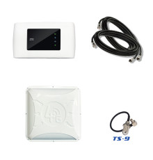 4G комплект для села WiFi роутер ZTE MF920U с антенной Alta 2x16 дБ и кабелем