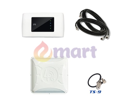 4G комплект для села WiFi роутер ZTE MF920U с антенной Alta 2x16 дБ и кабелем