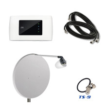 4G комплект для села WiFi роутер ZTE MF920U с антенной Ольхон 3-Pro 27 дБ и кабелем