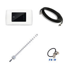 4G комплект для села WiFi роутер ZTE MF920U с антенной Стрела 21 Дб и кабелем