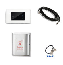 4G комплект для села WiFi роутер ZTE MF920U с антенной Razor 15 Дб и кабелем