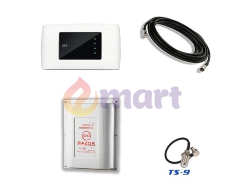 4G комплект для села WiFi роутер ZTE MF920U с антенной Razor 15 Дб и кабелем 4G комплект для села WiFi роутер ZTE MF920U с антенной Razor 15 Дб и кабелем