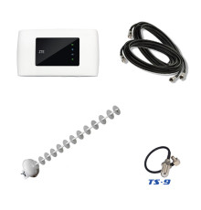 4G комплект для села WiFi роутер ZTE MF920U с антенной Rnet 2x20 дБ и кабелем