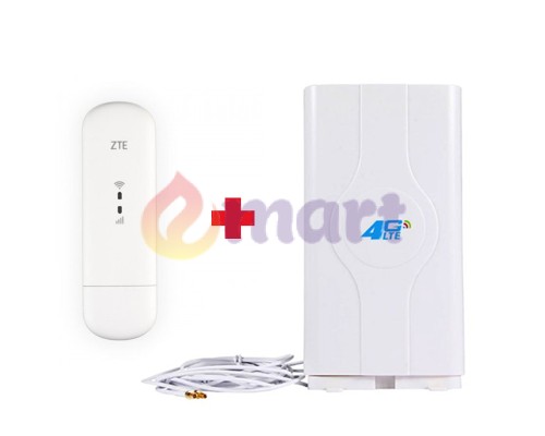 ZTE MF79u модем 4G + кімнатна MIMO антена 8.8 Дб ZTE MF79u модем 4G + кімнатна MIMO антена 8.8 Дб