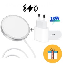 Беспроводная зарядка для iPhone MagSafe Charger White Foxconn