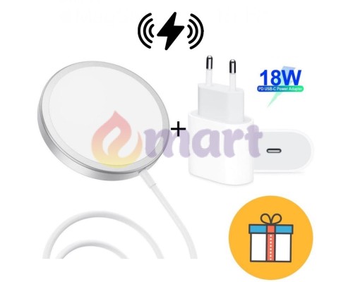 Беспроводная зарядка для iPhone MagSafe Charger White Foxconn