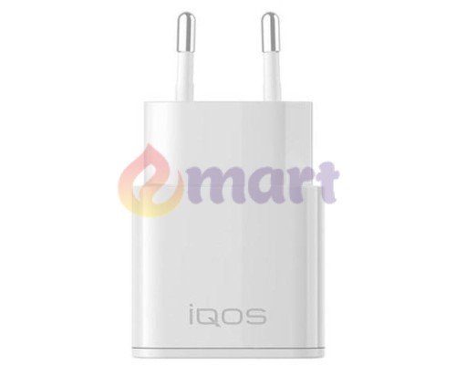 Зарядка для iQOS блок питаня для все моделей Айкос, 2А белая Зарядка для iQOS блок питаня для все моделей Айкос, 2А белая