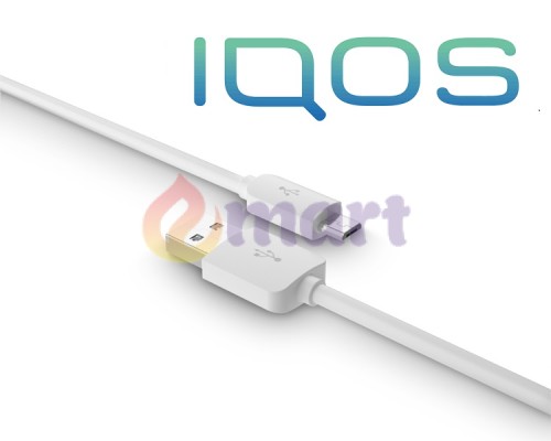 Кабель MicroUSB для IQOS 2.4, 2.4 Plus White Кабель MicroUSB для IQOS 2.4, 2.4 Plus White