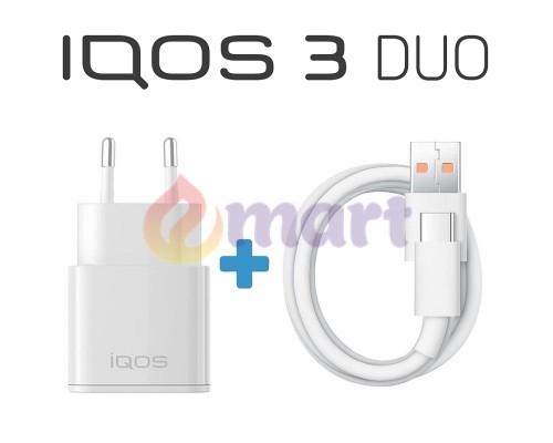 Комплект зарядка IQOS + USB Type-C для IQOS 3, 3 DUO Комплект зарядка IQOS + USB Type-C для IQOS 3, 3 DUO