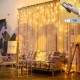 Гірлянда штора світлодіодна Роса 3x2м завіси LEDLight 200 колір Gold