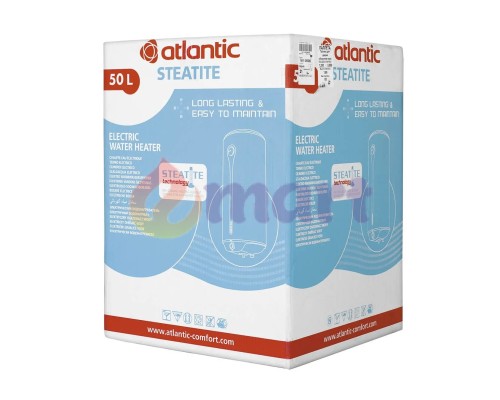 Водонагрівач (бойлер) Atlantic Ego Steatite VM 050 D400-1-BC (1200W) Водонагрівач (бойлер) Atlantic Ego Steatite VM 050 D400-1-BC (1200W)