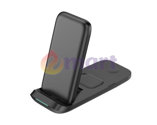 Беспроводная зарядка док-станция HS-297 для  Apple iPhone/iWatch/Airpods 