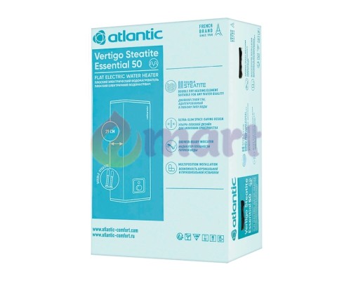 Водонагрівач (бойлер) Atlantic Vertigo Steatite Essential 50 MP-040 2F 220E-S (1500W) Водонагрівач (бойлер) Atlantic Vertigo Steatite Essential 50 MP-040 2F 220E-S (1500W)