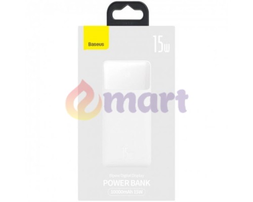 Bipow Baseus 10000mah 15W White Bipow Baseus 10000mah 15W White