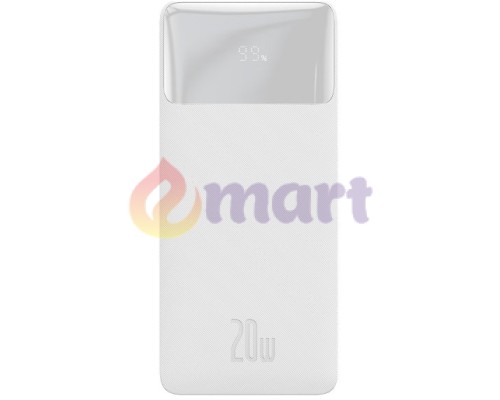 Bipow Baseus 10000mah 20W White Bipow Baseus 10000mah 20W White