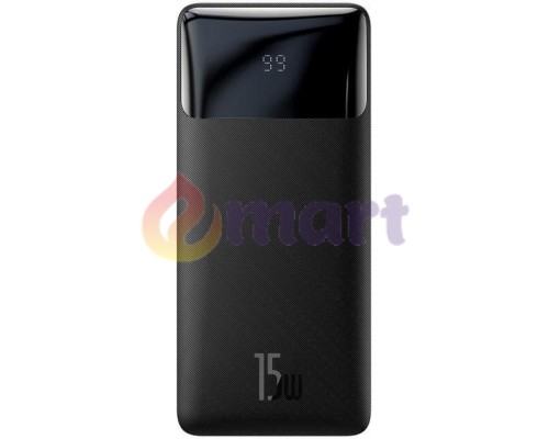 Bipow Baseus 30000mah 15W Black Bipow Baseus 30000mah 15W Black