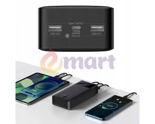 Bipow Baseus 30000mah 15W Black Bipow Baseus 30000mah 15W Black