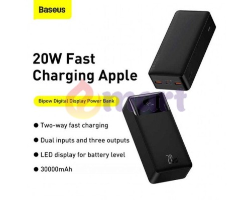 Bipow Baseus 30000mah 20W Black Bipow Baseus 30000mah 20W Black