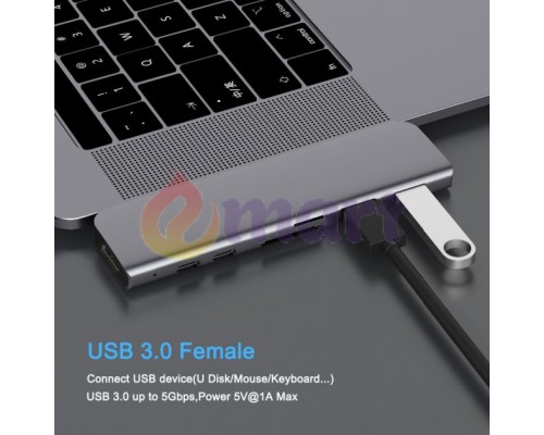 USB hub для Apple Type-C PAVLYSH PH-09 USB hub для Apple Type-C PAVLYSH PH-09