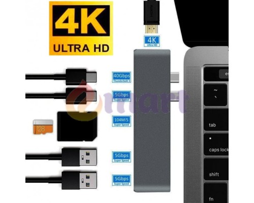 USB hub для Apple Type-C PAVLYSH PH-09 USB hub для Apple Type-C PAVLYSH PH-09