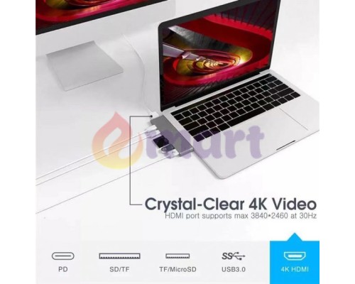 USB hub для Apple Type-C PAVLYSH PH-09 USB hub для Apple Type-C PAVLYSH PH-09