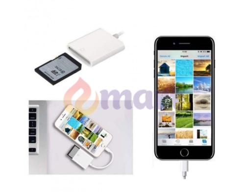 Перехідник для iPhone на SD Card Reader PAVLYSH (PA-43) Перехідник для iPhone на SD Card Reader PAVLYSH (PA-43)