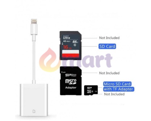 Перехідник для iPhone на SD Card Reader PAVLYSH (PA-43) Перехідник для iPhone на SD Card Reader PAVLYSH (PA-43)