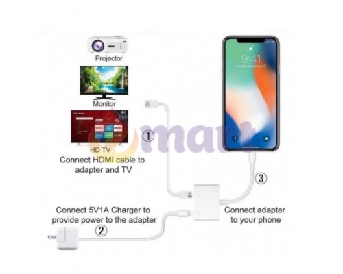 Перехідник для iPhone на HDMI PAVLYSH (PA-36) Перехідник для iPhone на HDMI PAVLYSH (PA-36)