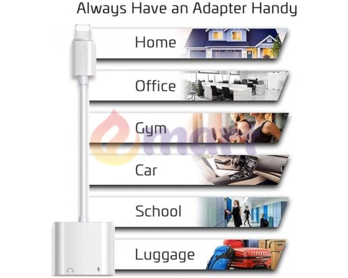 Перехідник для iPhone на AUX PAVLYSH (PA-44) Перехідник для iPhone на AUX PAVLYSH (PA-44)