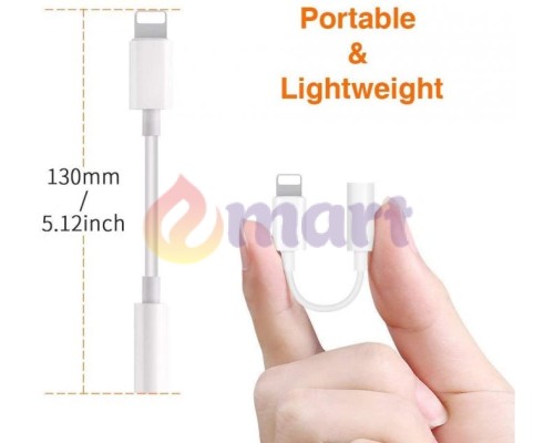 Адаптер Lightning - 3.5 mm перехідник для iPhone AUX PAVLYSH PA-14 Адаптер Lightning - 3.5 mm перехідник для iPhone AUX PAVLYSH PA-14